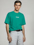 Green Oversized T-Shirt with bold "WILDBOY" back graphic print