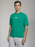 Green Oversized T-Shirt with bold "WILDBOY" back graphic print