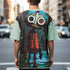 Mint Green "alo" Graphic Oversized T-Shirt