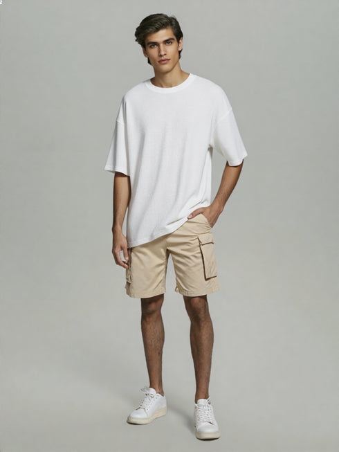 White Basic Oversized T-Shirt