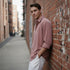 Dusty Rose Cotton Blend Shirt for Men