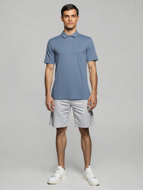 Premium Blue Classic Polo Shirt