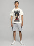 Cream Ballucci Studios Graphic T-Shirt with bold front print design