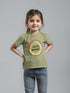 Kids "Let’s Shine" Green Graphic T-Shirt