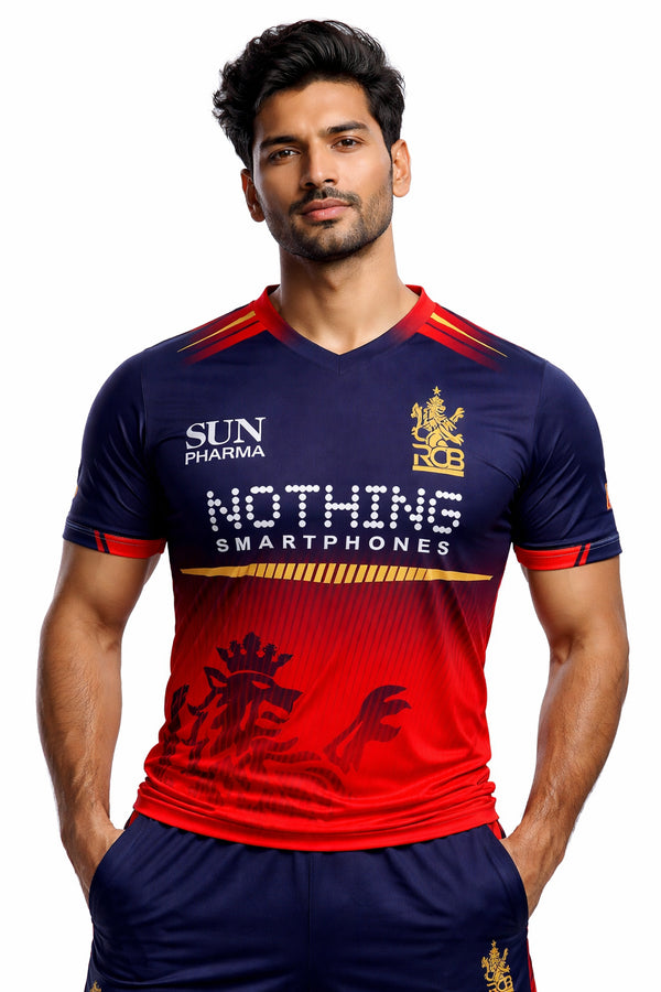 Unisex RCBB- Virat Cricket Fan Jersey
