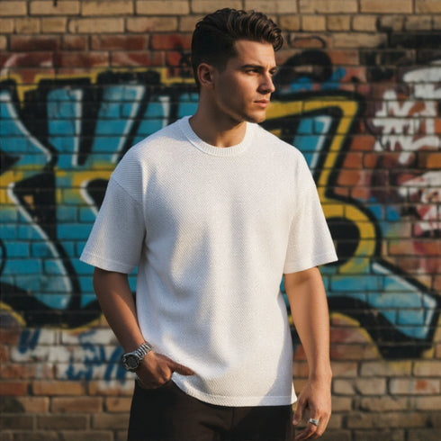 White Basic Oversized T-Shirt