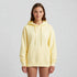 Pastel Yellow Cotton Hoodie for Women