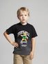 Kids Black Fourthmile Skater Graphic T-Shirt with cartoon character print