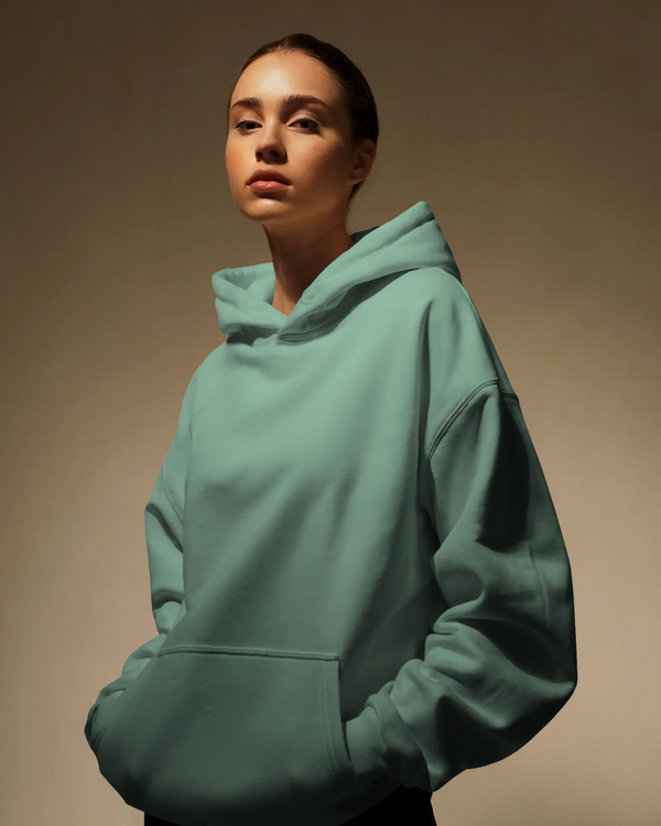 Sage Mode Oversized Hoodie | 100% Fleece Cotton | 350 GSM