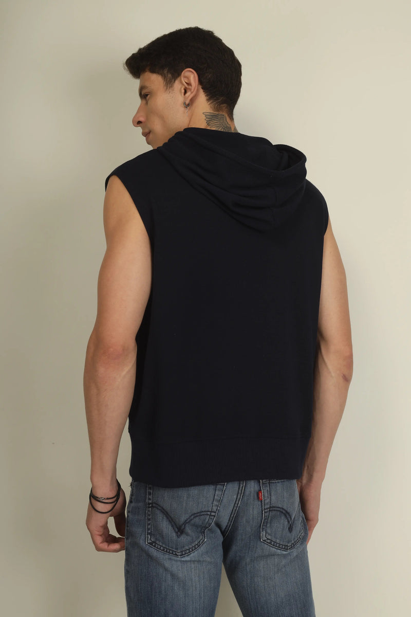 ShadowCut Sleeveless Hoodie