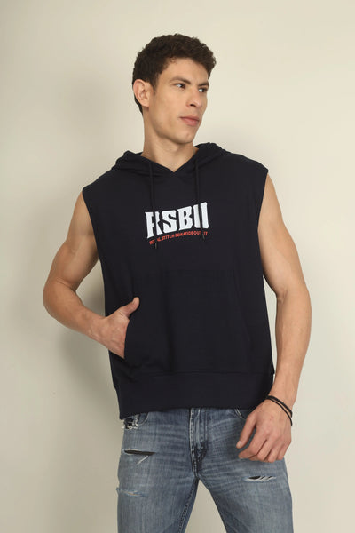 ShadowCut Sleeveless Hoodie