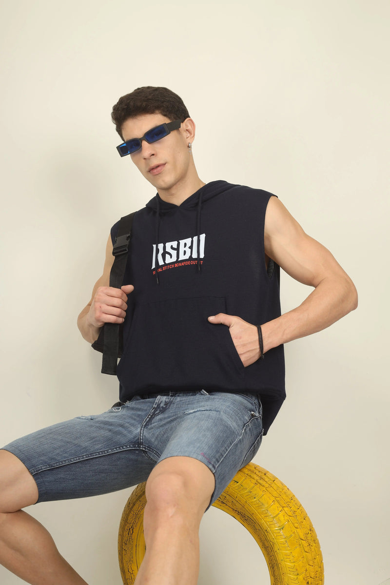 ShadowCut Sleeveless Hoodie