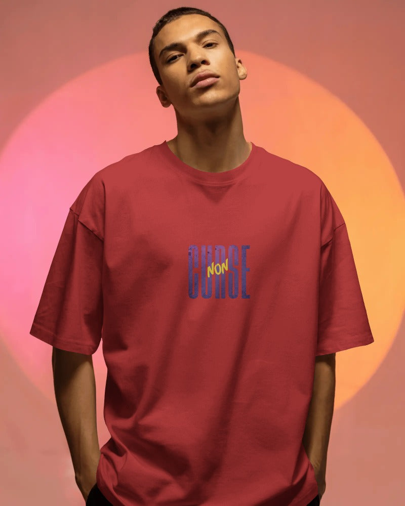 OTAKU — TOJI “Chosen None” Oversized Tee (RED)