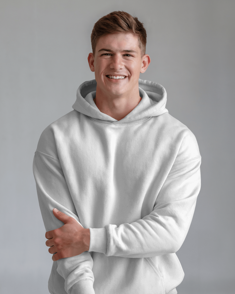 Cloud Dancing Core Hoodie | 100% Fleece Cotton | 350 GSM