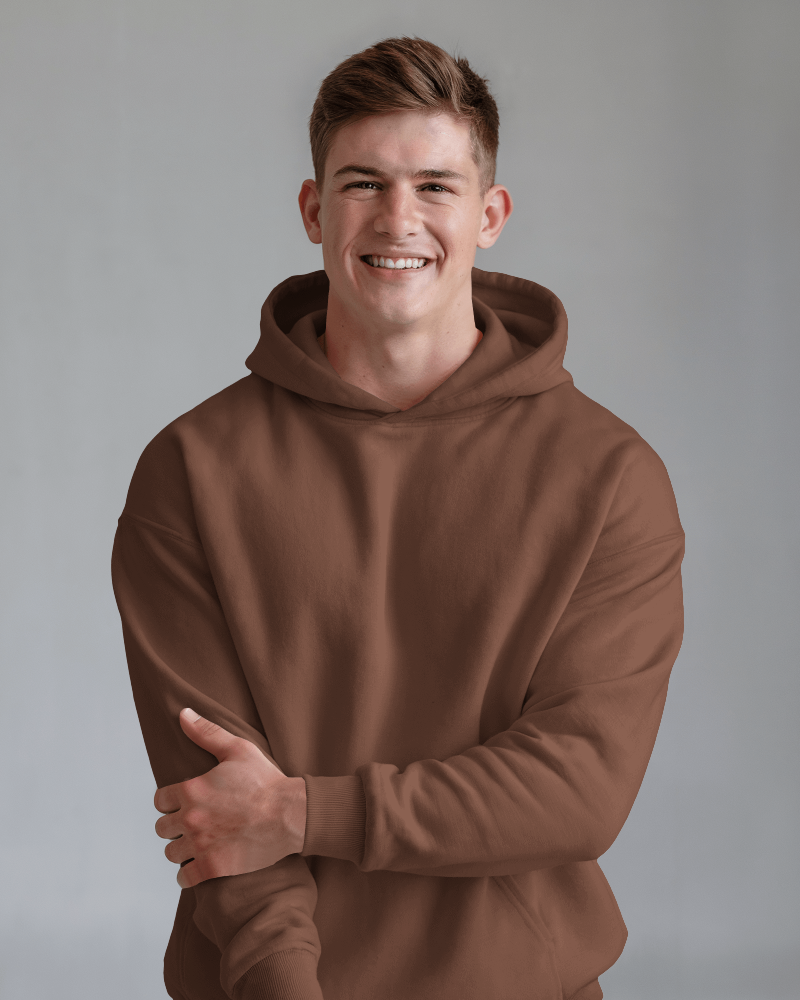Cacao Core Heavyweight Hoodie | 100% Fleece Cotton | 350 GSM