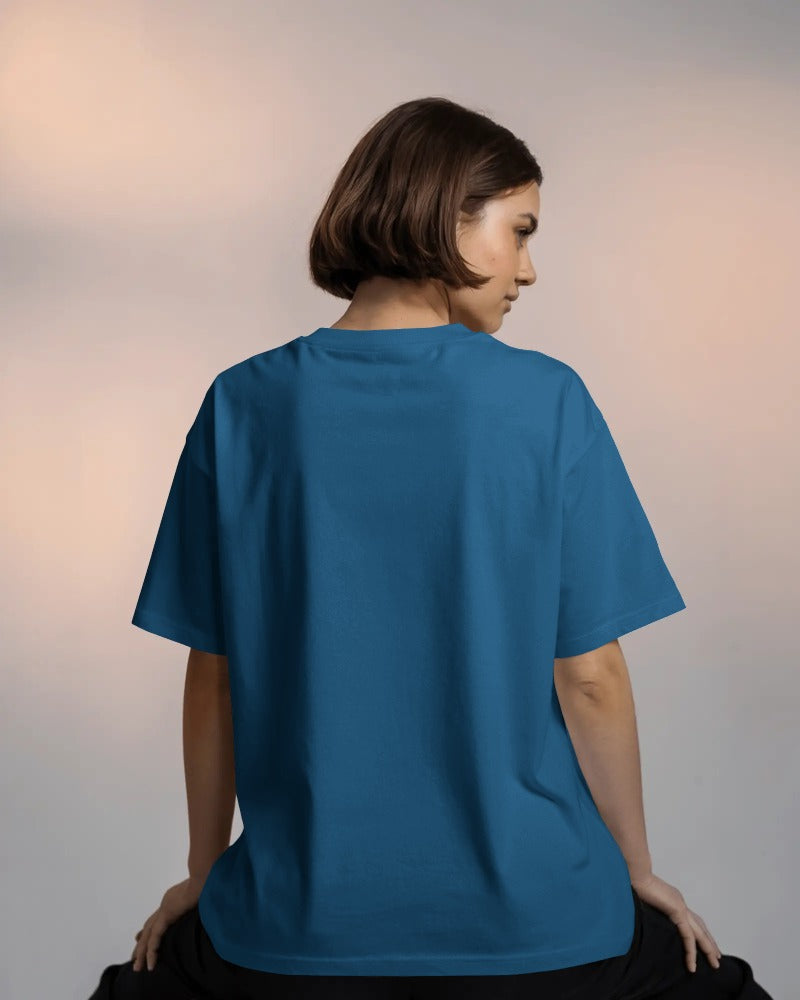 OTAKU — Megumi Shadow Spirit Oversized Tee (Teal Blue)
