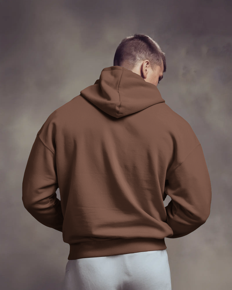 Cacao Core Heavyweight Hoodie | 100% Fleece Cotton | 350 GSM