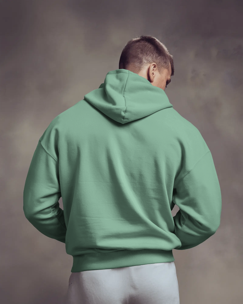 Sage Mode Oversized Hoodie | 100% Fleece Cotton | 350 GSM